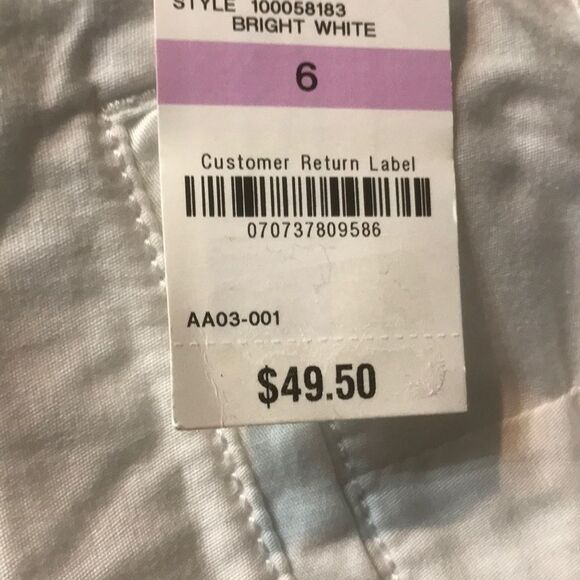 Style & Co Utility-Pocket Capri Pants women’s size 6 NEW - Picture 4 of 7